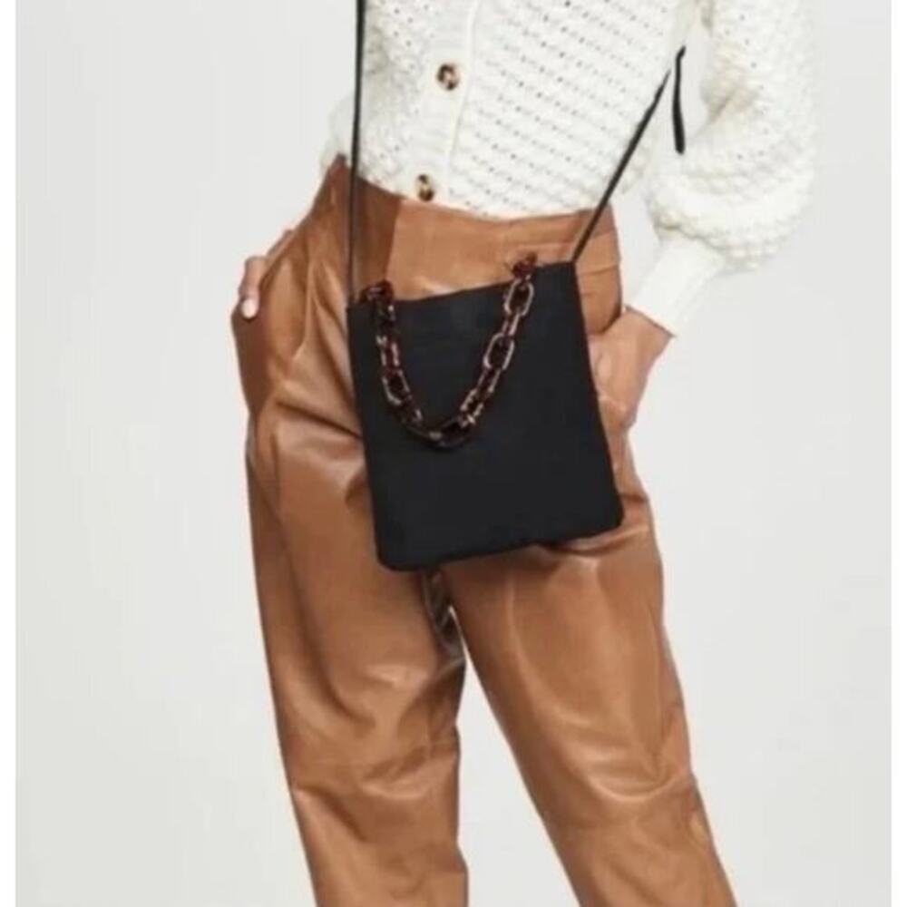 Madewell Slim Brooklyn Crossbody Bag Suede Black - Picture 9 of 9